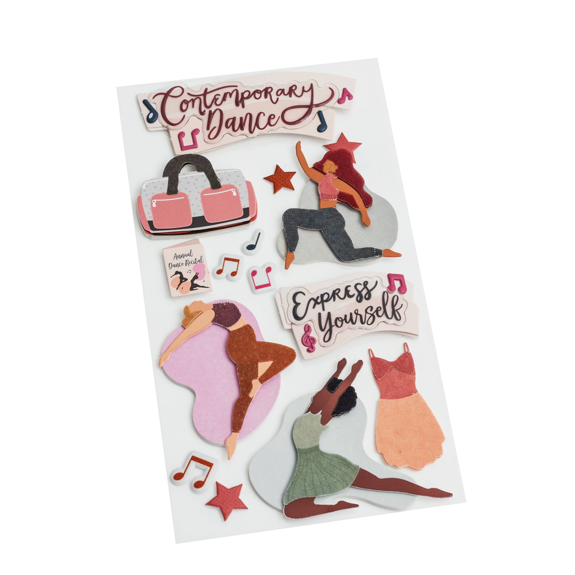 Contemporary Dance Dimensional Stickers by Recollections™